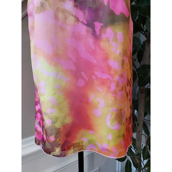 Jennifer Lopez Women's Multicolor Polyester Scoop Neck Sleeveless Top Blouse XS - Picture 4 of 11